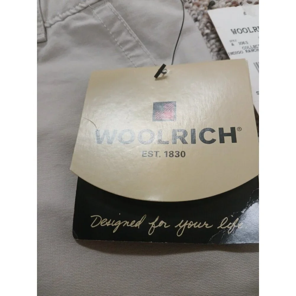 Vintage Women's Woolrich Khakis (18) British Tan Zip Closure. NWT - Picture 4 of 11